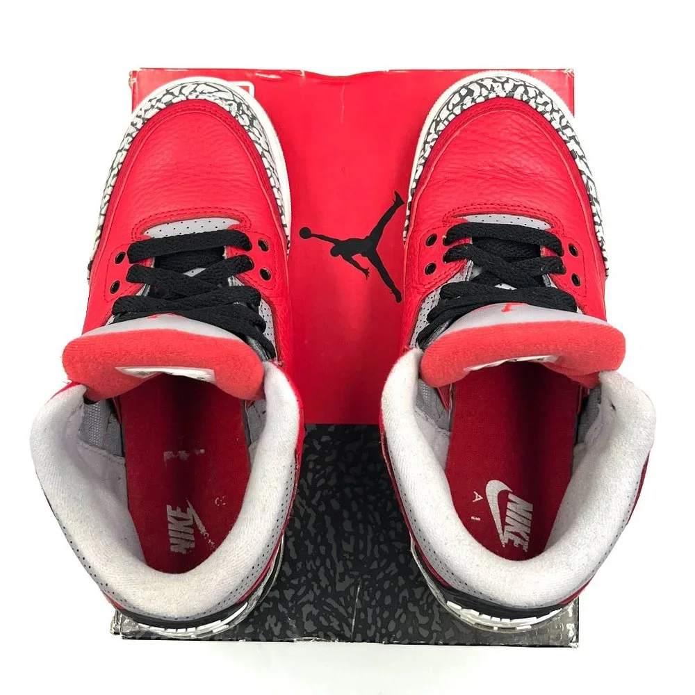 Air Jordan 3 Retro SE GS 'Unite' - Fire Red - Picture 3 of 10